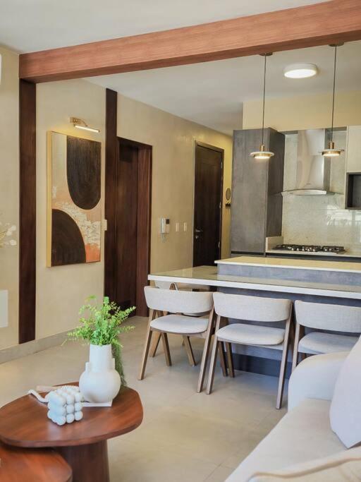 Luxury Apartment Downtown 圣地亚哥洛斯卡巴 外观 照片