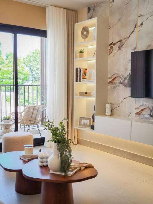 Luxury Apartment Downtown 圣地亚哥洛斯卡巴 外观 照片