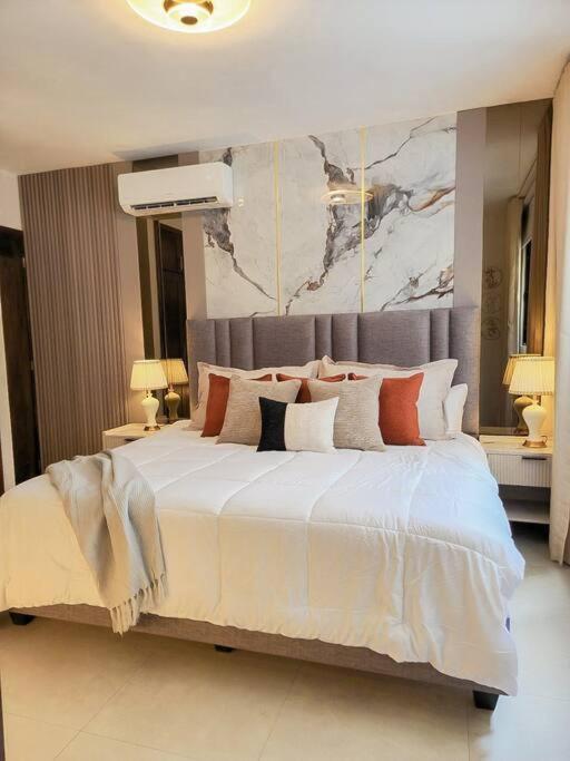 Luxury Apartment Downtown 圣地亚哥洛斯卡巴 外观 照片